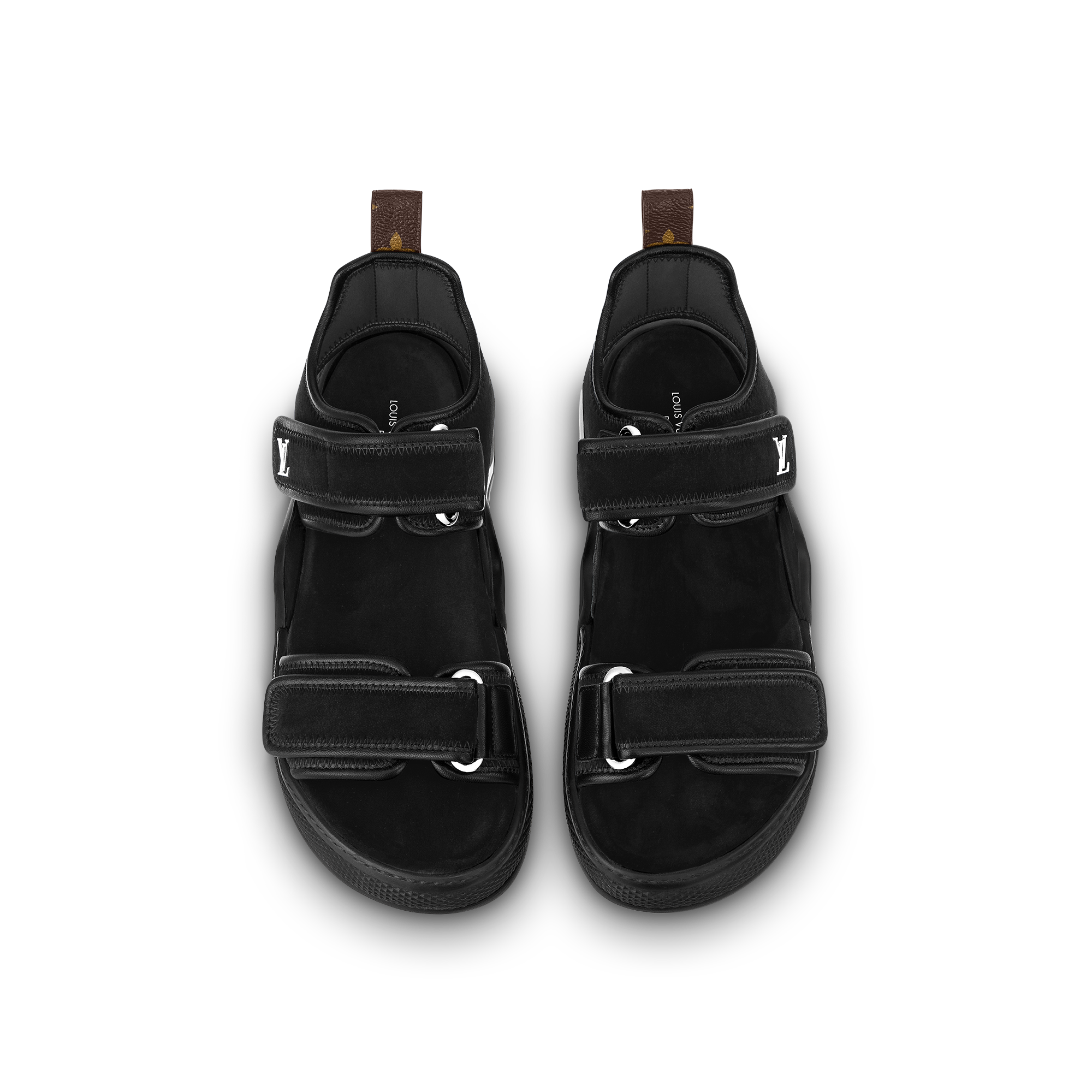 Louis vuitton double 2025 strap sandals